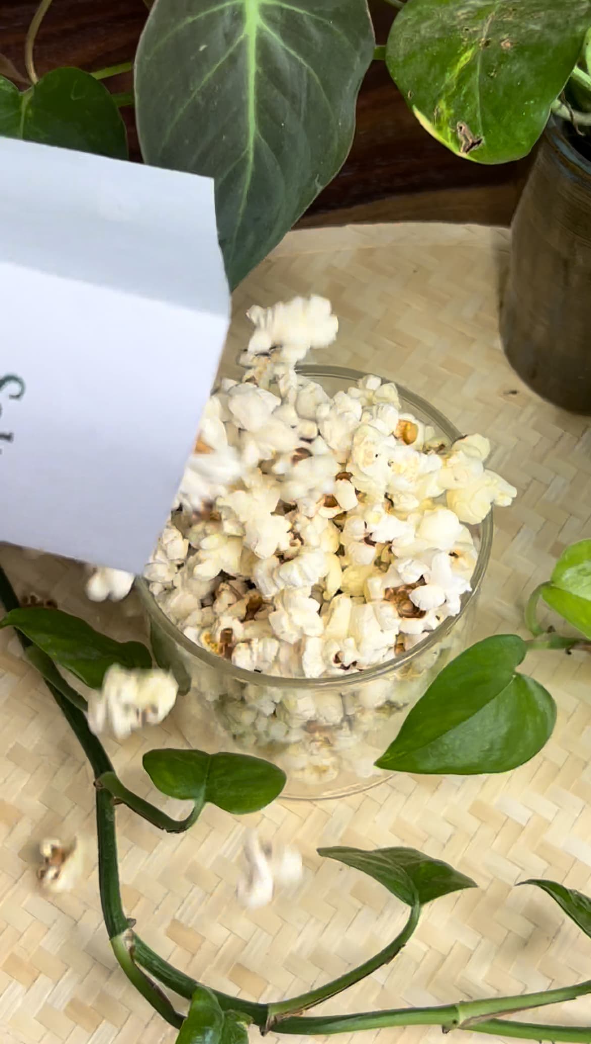 Salted butter popcorn