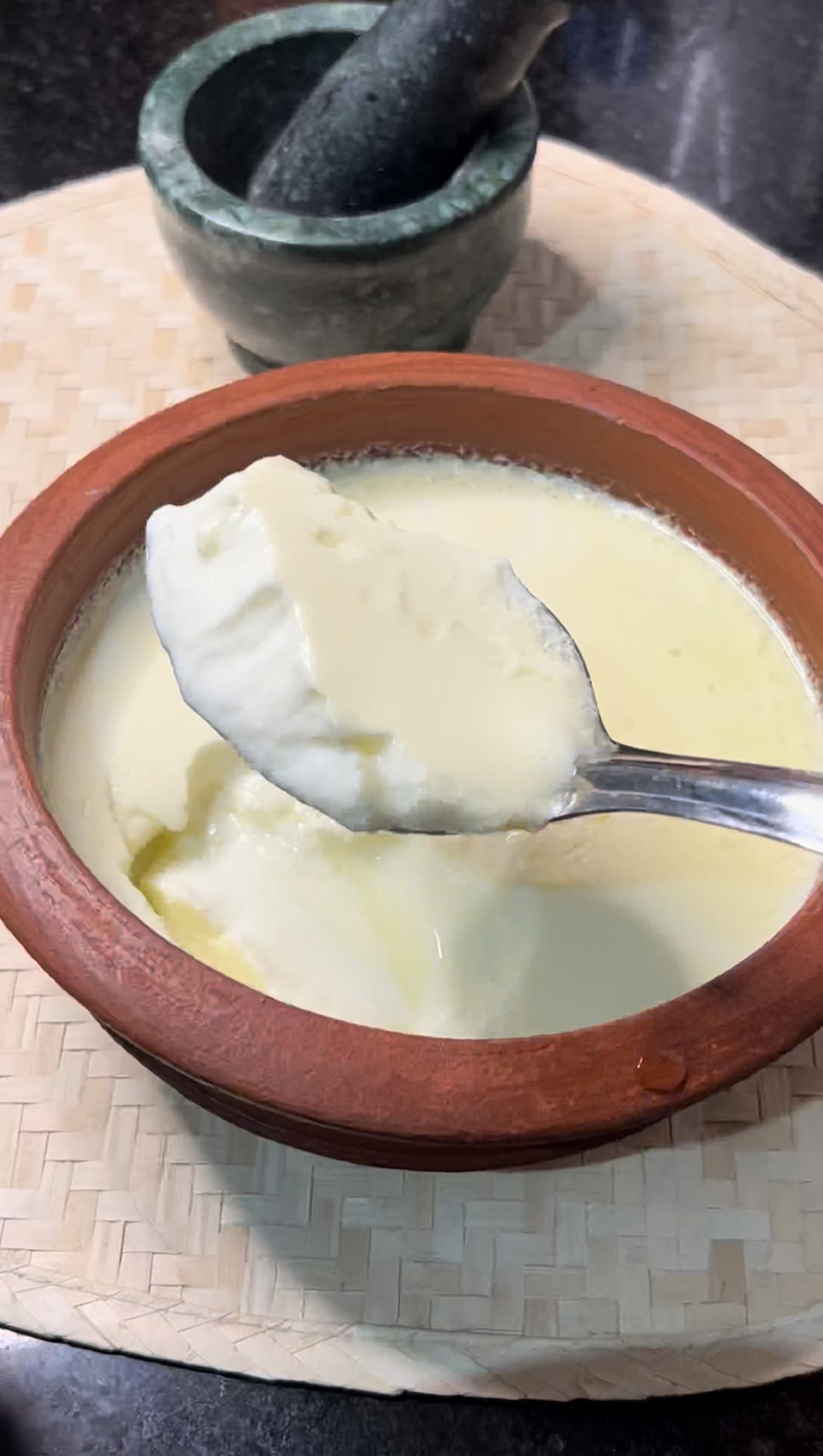 Thick curd