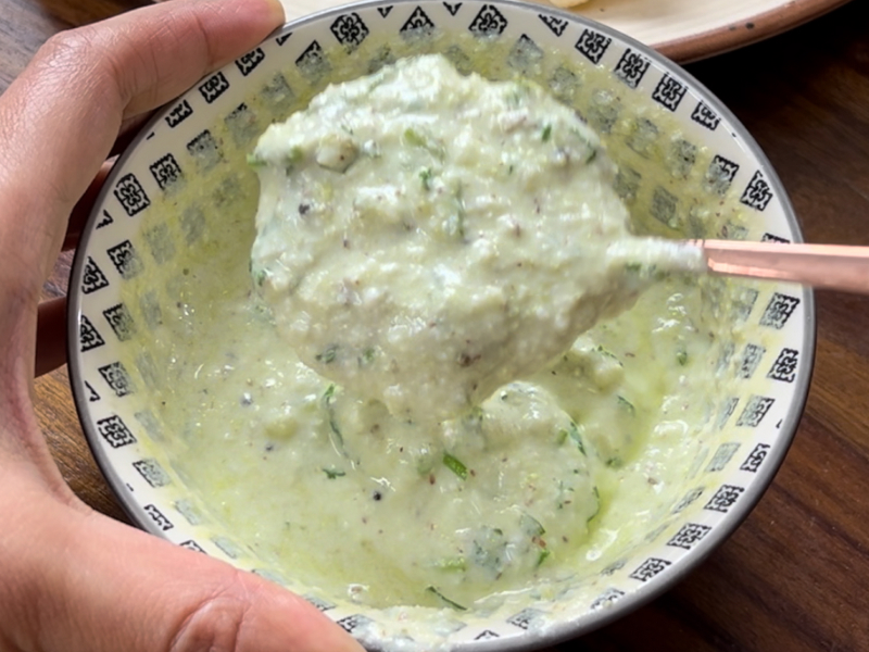 Ajwain leaf raita