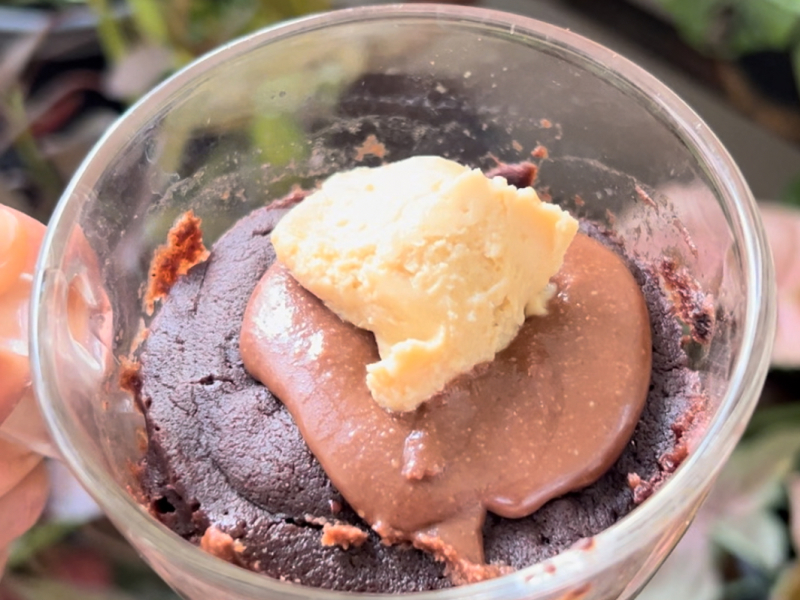 Chocolate mug cake